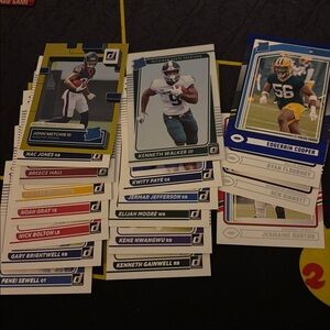 NFL Football Trading Cards Set. Rated Rookie cards